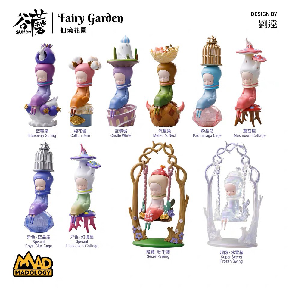Mô Hình Búp Bê Gumon Fairy Garden Series Popmart Dễ Thương Làm Quà Tặng Cho Bạn Bè