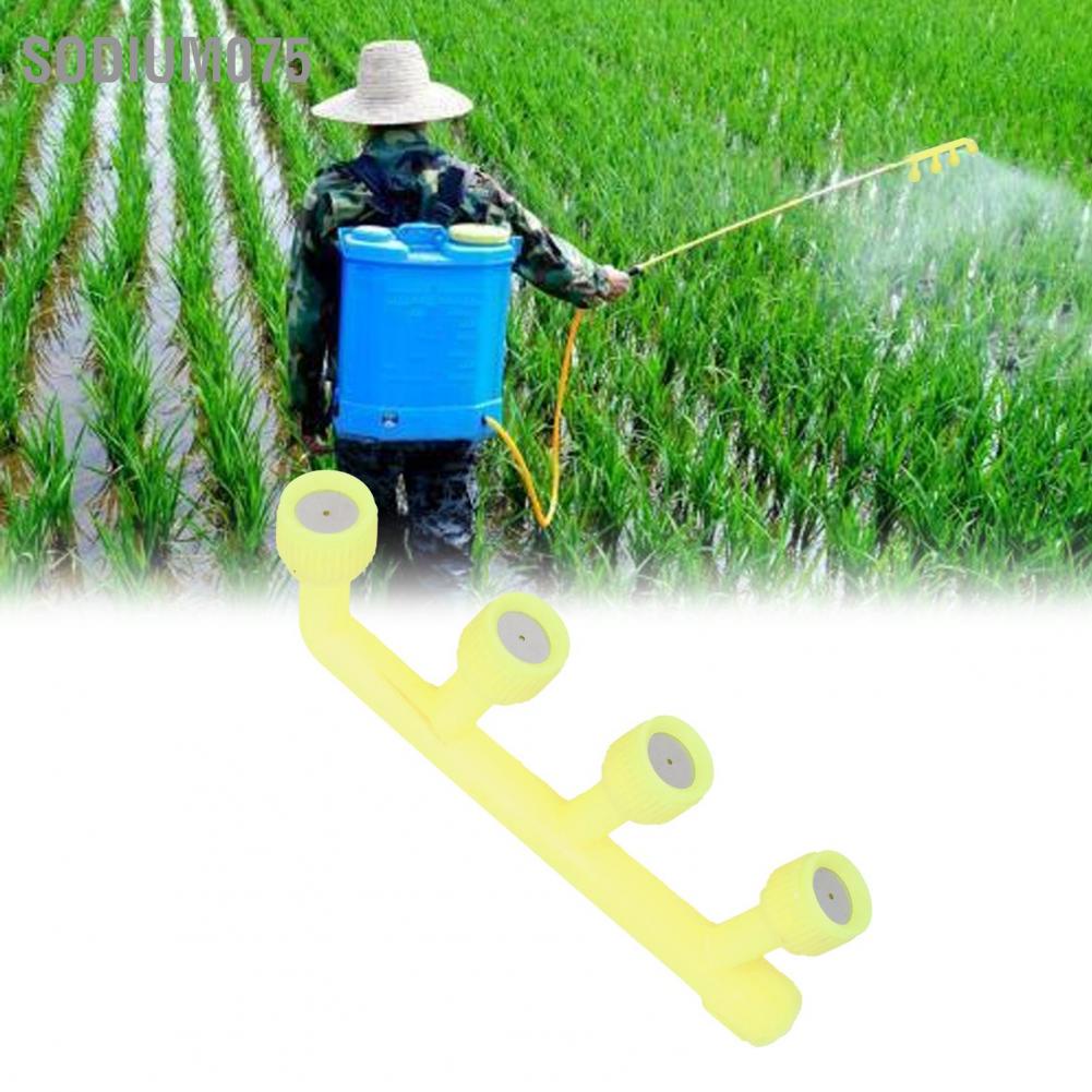 Hàng Hot G1 / 4 Chủ đề nữ 4 đầu Quạt nhựa ‑ Loại phun tia phun Vòi phun sương để tưới vườn Hàng giao ngaySodium075