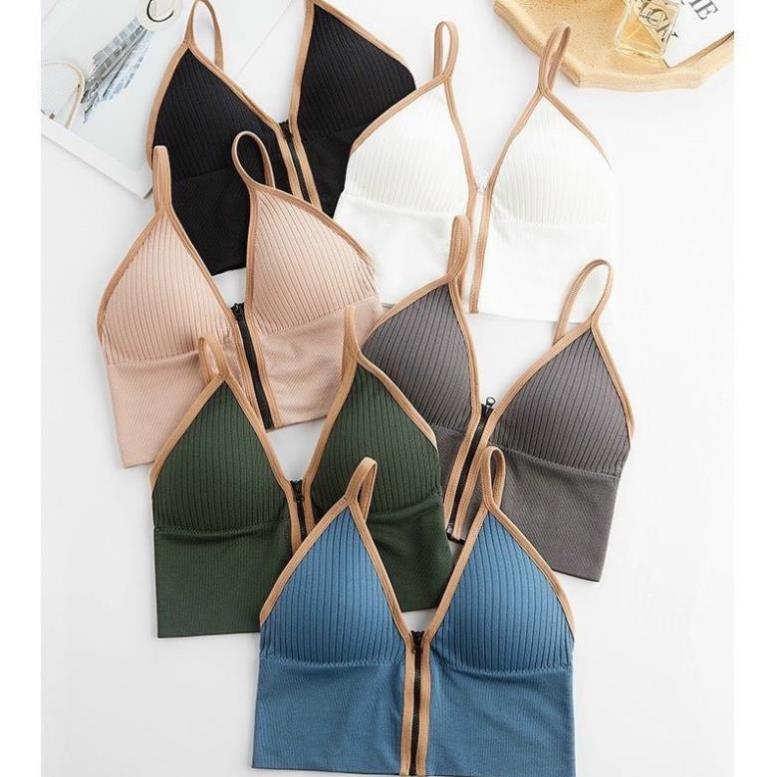 Áo Bra Tập GYM, YOGA KHÓA Trước CHẤT ĐẸP KEM MÚT LÓT Cao Cấp 252