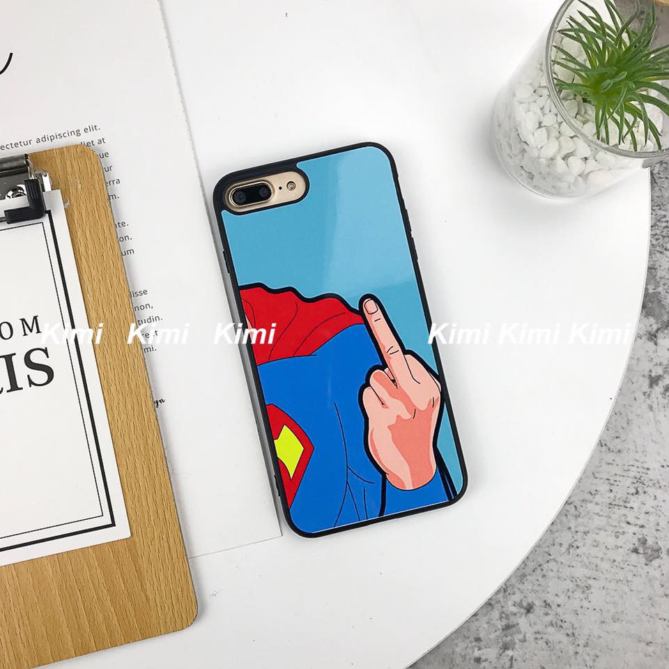 Ốp mặt kính alu siêu anh hùng MARVEL, DC dành cho dòng máy của Iphone, Samsung, Oppo, Xiaomi, Huawei,...