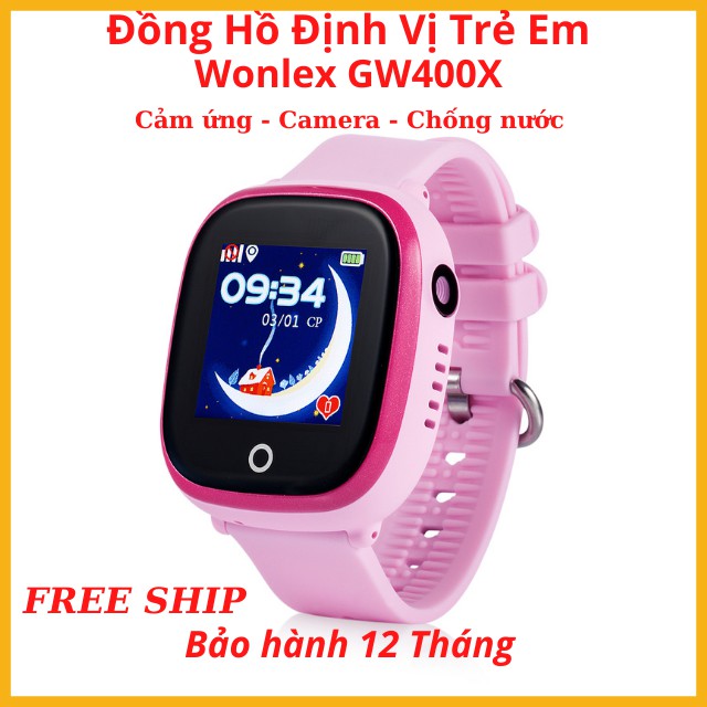 Đồng Hồ Thông Minh Trẻ Em  Chống Nước Định Vị Có Video Call, Màn Hình Cảm Ứng, Chính Hãng Wonlex CT01Cao Cấp Giá Rẻ