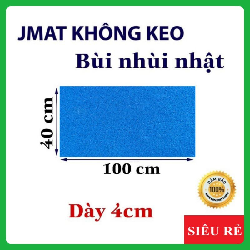 Jmat không keo 1m x 40cm, bùi nhùi nhật - vật liệu lọc