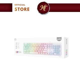 Bàn phím chơi game đèn led 7 màu - led keyboard actto kbd-42