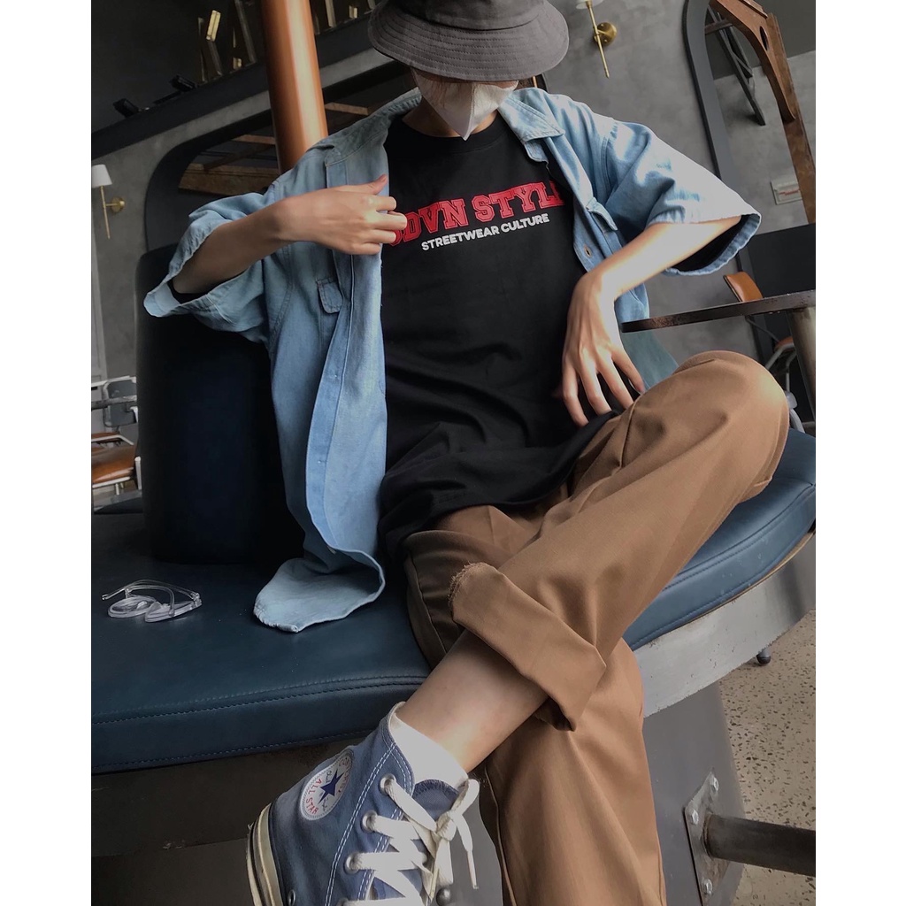 Áo Thun Unisex Nam Nữ Form Rộng SDVN Exceed