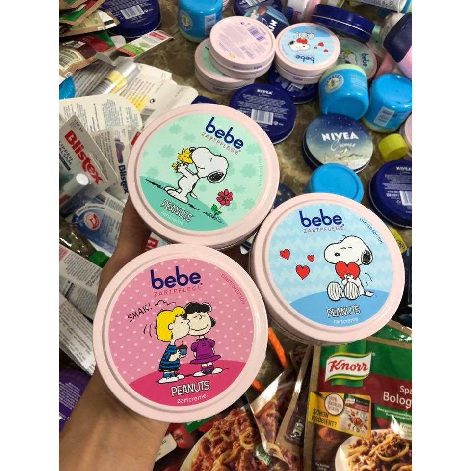 Kem dưỡng da chống nẻ cho bé Bebe Zartpflege Pflegecreme cho bé 50-150ML {Germany Authentic}