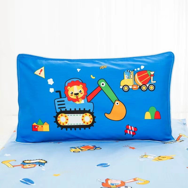 Vỏ kèm ruột Gối Trẻ Em Cotton Hoạt Hình Dễ Thương 30x50cm
