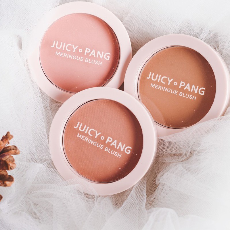 MÁ HỒNG DẠNG LÌ KHÔNG NHŨ APIEU JUICY PANG MERINGUE BLUSH 5.2G CHÍNH HÃNG - 8719