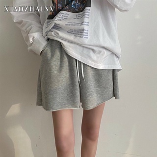 Quần short nữ mặc nhà, lưng cao có túi - quần đùi nữ thun, vải đũi ống rộng - m,l,xl