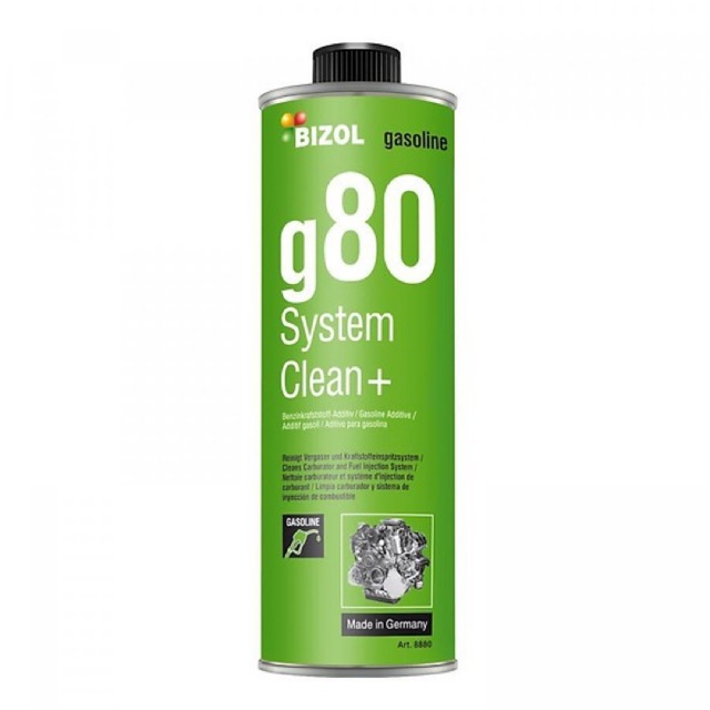 Phụ gia làm sạch kim phun buồng đốt  Bizol G80 System Clean+ Made in Germany