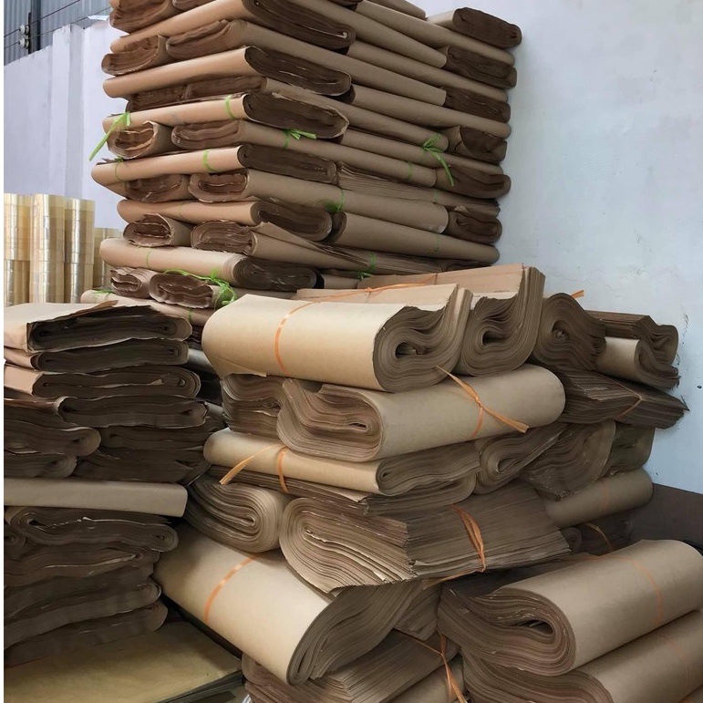 Combo 100 tờ Giấy xi măng Kraft loại dày kích thước 72x103cm - Tiêu chuẩn giấy gói hàng