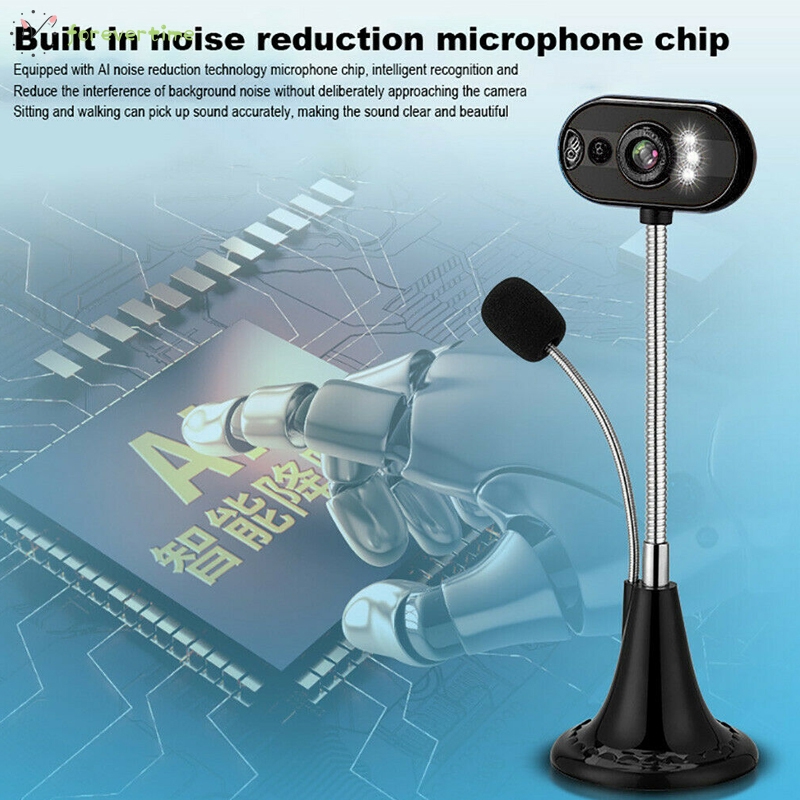 【COD】 Camera USB USB HD với Mic Night Vision cho máy tính để bàn PC Máy tính xách tay Home Office Mới | BigBuy360 - bigbuy360.vn