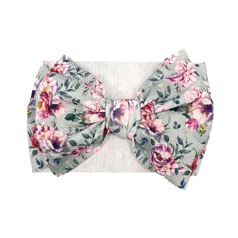 Băng Đô Nơ Co Giãn Xinh Xắn Dành Cho Bé Gái