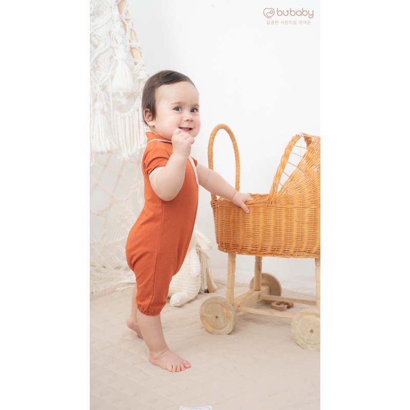 Body cộc cho bé từ 3 tháng đến 12 tháng Bubaby vải sợi tre PeterPan BBC033.01