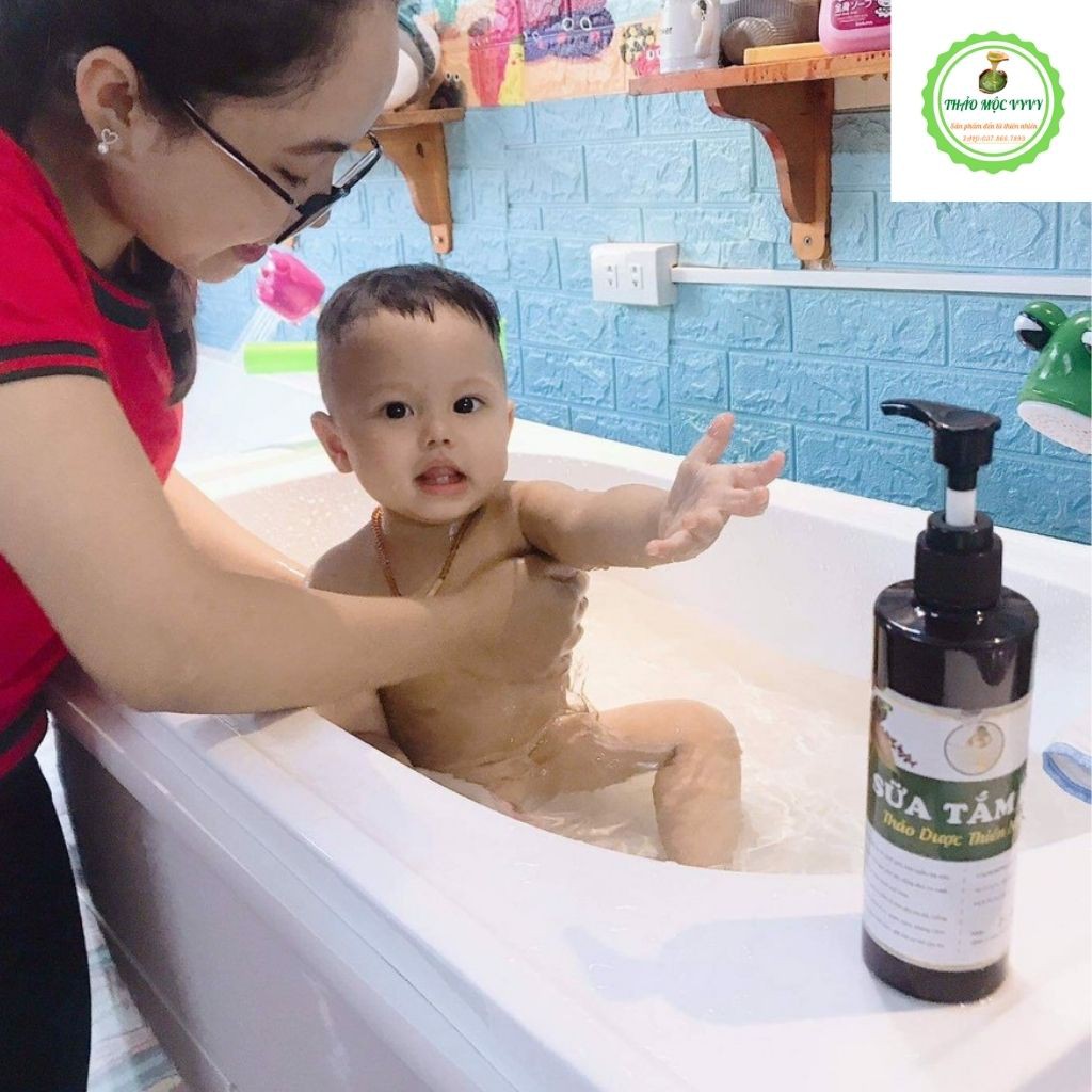 Sữa Tắm Gội Thảo Dược Dành Cho Bé ( Handmade)