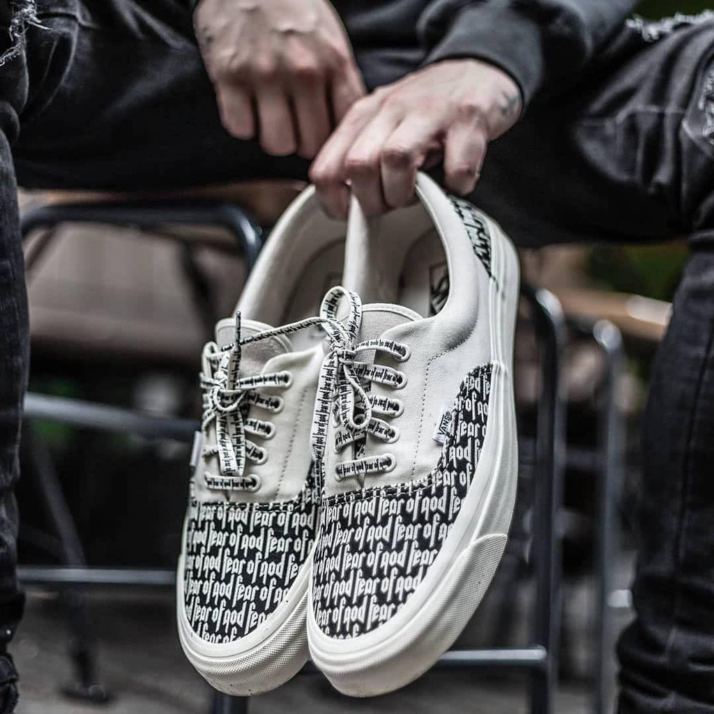 GIÀY VANS CHỮ FEAR OF GOD DÂY CHỮ NAM NỮ HÀNG FULL BOX