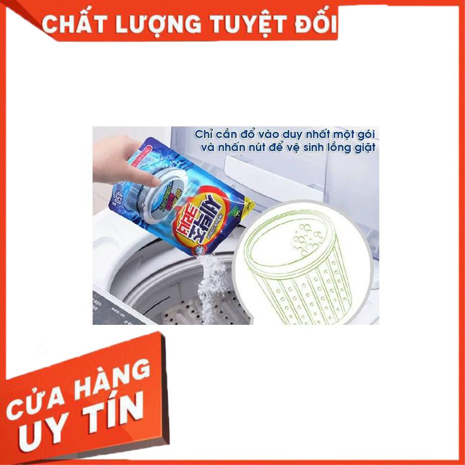 [ Bán Lẻ Giá Sỉ ] Vệ Sinh Máy Giặt, Bột Tẩy Lồng Máy Giặt Hàn Quốc Gói 450G - Siêu Tiện Dụng Dành Cho Máy Giặt