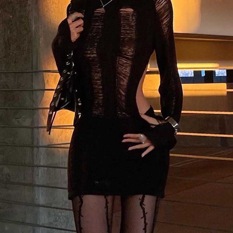 Đầm Ôm Dáng Phối Tua Rua Thời Trang Đi Biển Cho Nữ