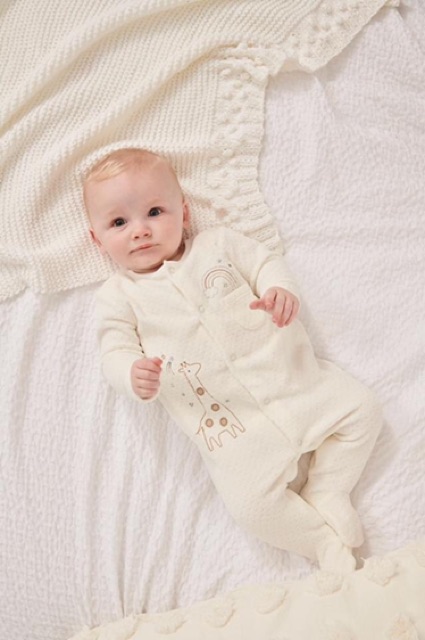 Sleepsuit hãng NEXT xuất dư chất liệu cotton cho bé trai và bé gái size 1 tháng đến 24 tháng