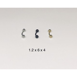 Khuyên mày (1.2x6x4)/ khuyên mày piercing ocean