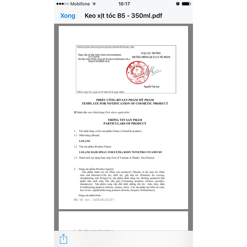 LOLANE - KEO TẠO KIỂU TÓC 350ML