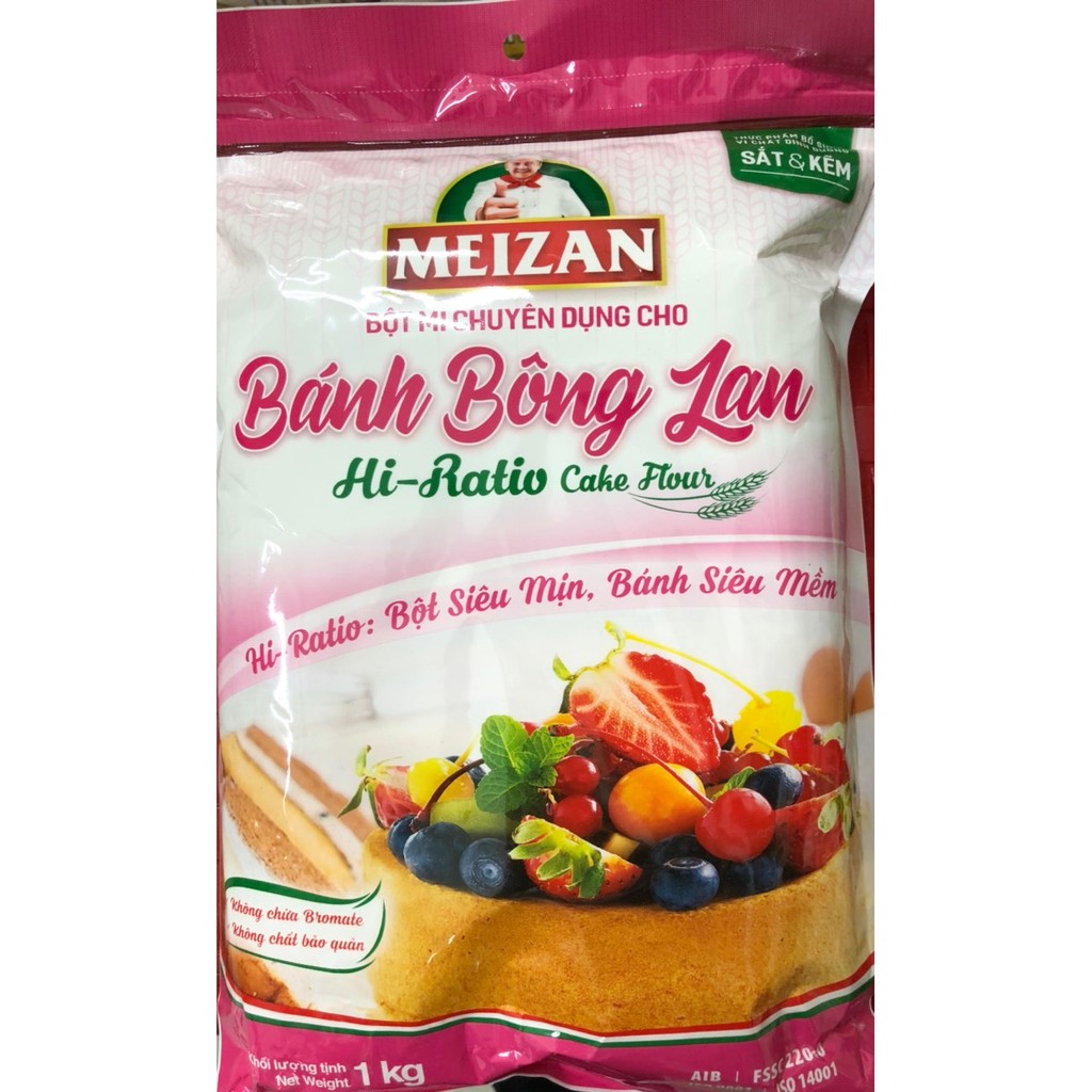 Bột Mì Làm Bánh Bông Lan Meizan - Gói 1 Kg