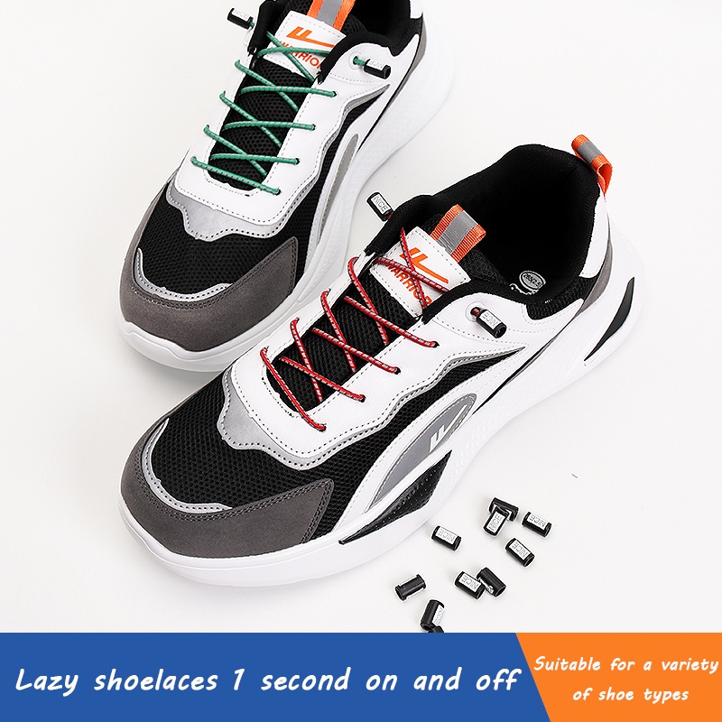 1 Cặp Dây Buộc Giày Co Giãn Không Cần Buộc Tiện Lợi