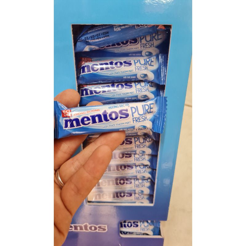 Sỉ Combo 2 thỏi kẹo Gum  Mentos không đường