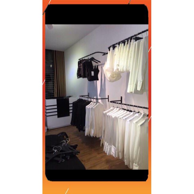 GIÁ TREO QUẦN ÁO BẮN TƯỜNG CHỮ U-GIÁ BẮN TƯỜNG- KHUNG TREO GẮN TƯỜNG - GIÁ TREO QUẦN ÁO SHOP THỜI TRANG- MÓC TREO