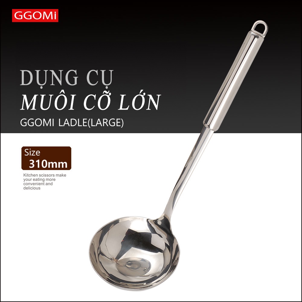 [HÀNG CHÍNH HÃNG]Bộ 7 dụng cụ chuyên dùng nhà bếp bằng inox304 bề mặt sáng bóng, thép không gỉ của GGOMi Hàn Quốc MK512