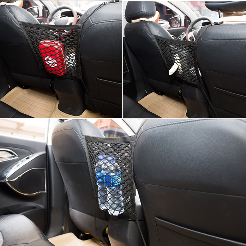 Túi lưới đựng đồ gắn phía sau ghế xe hơi tiện lợi