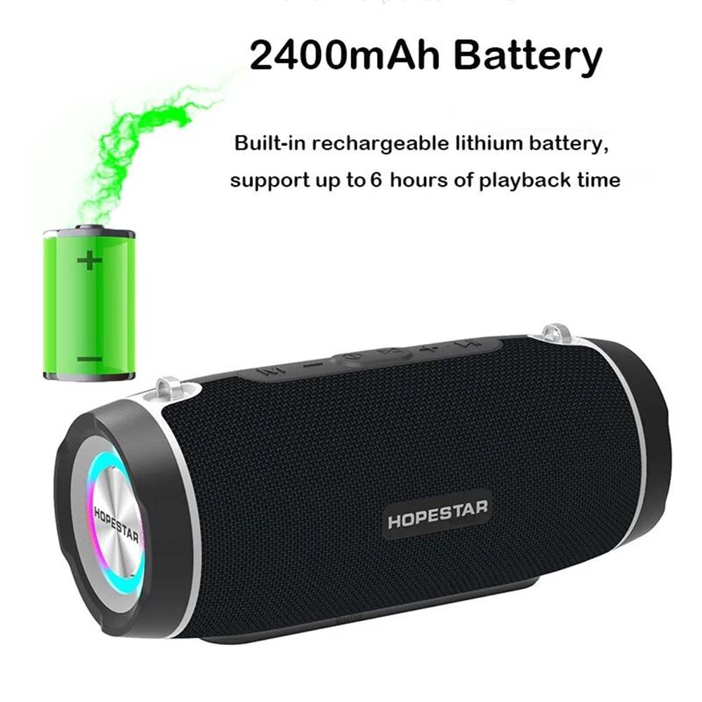 Loa bluetooth cao cấp HopeStar H45 Party - BLT 5.0, Bass mạnh, Đèn Led, IPX7, CS 10W (Màu Random) - Phụ Kiện 1986