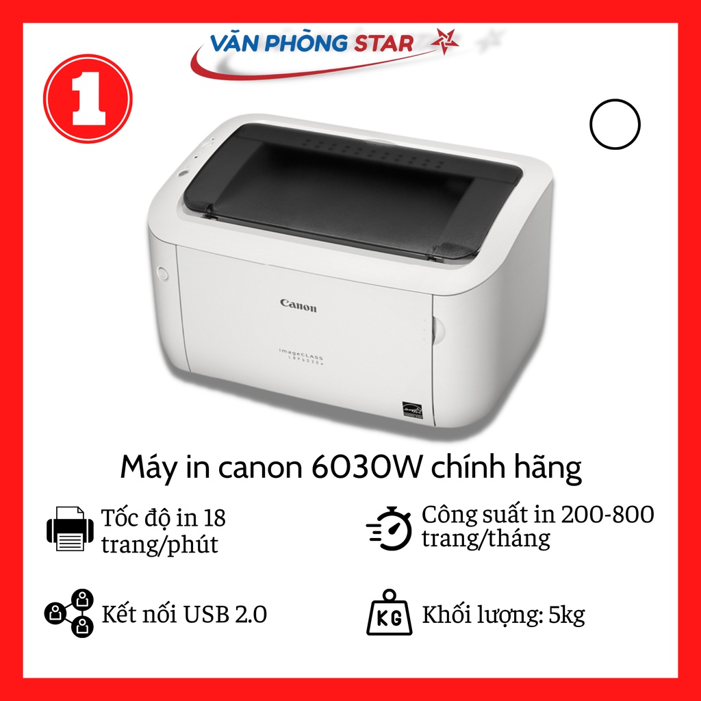 Máy in canon 6030W chính hãng bảo hành toàn quốc