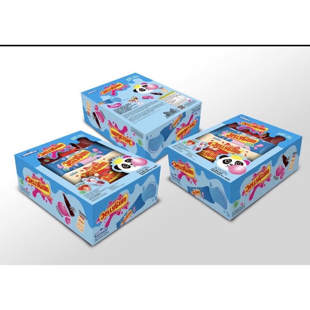 THẠCH RAU CÂU JELLY GUM DONALD (VỊ YOGURT, COLA, BUBBLE GUM) - 600g