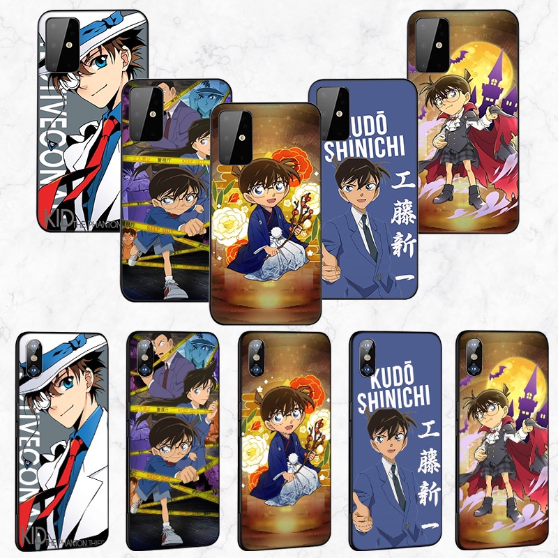 Ốp điện thoại mềm in hình Anime Thám tử Conan GR43 cho Samsung Galaxy M10 M20 M30 M40 A60 A70 A02 M02 A02s A12 A31 A42