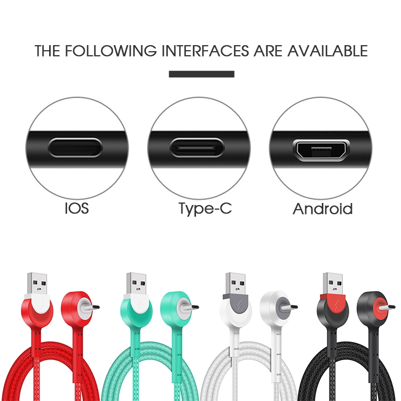 Dây cá sạc truyền dữ liệu Micro USB Type C Lightning cho iPhone 11 Android