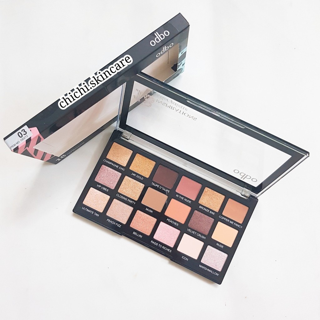 (CÓ SẴN - ẢNH THẬT) Bảng Màu Mắt 18 Ô Inspirations OD273 | BigBuy360 - bigbuy360.vn