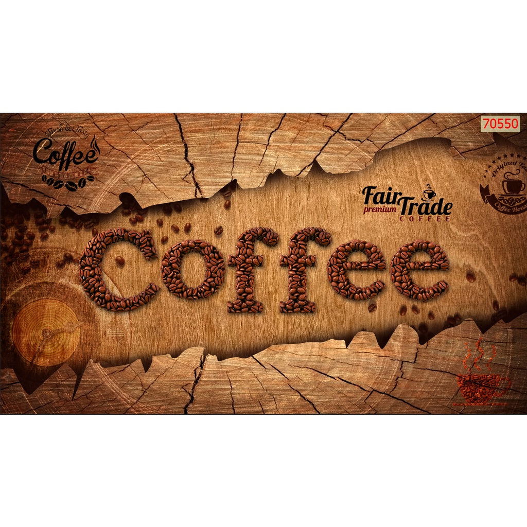 Tranh dán tường 3d quán cafe,nhà hàng, tiệm