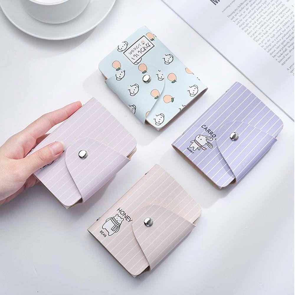 Ốp Điện Thoại Da PU PVC Mỏng Đựng Thẻ 26 Ngăn Mini In Họa Tiết Hoa Lấp Lánh