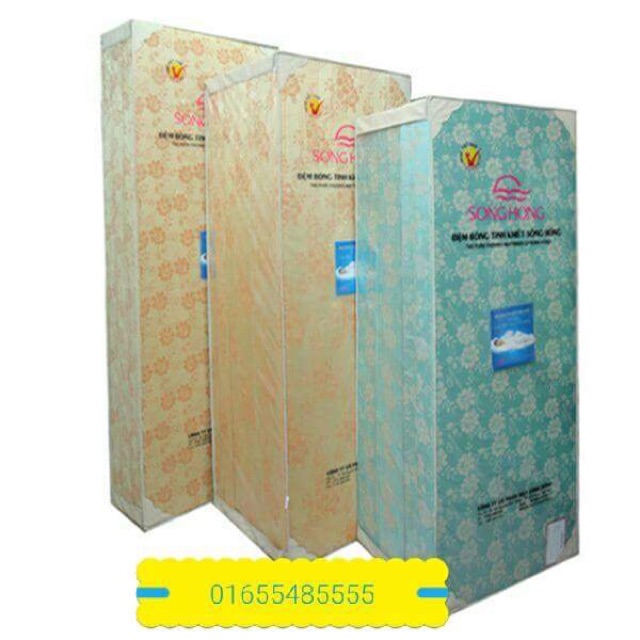 Đệm bông Sông Hồng 1m2x1m9x5cm