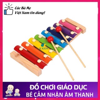 Đồ chơi đàn gỗ học 8 âm cho bé