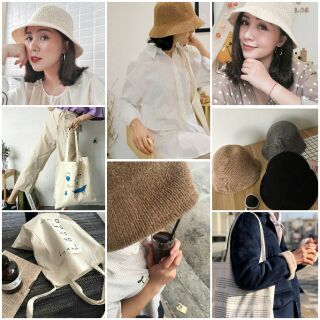 Mũ bucket chị Heominhon - Ảnh thật