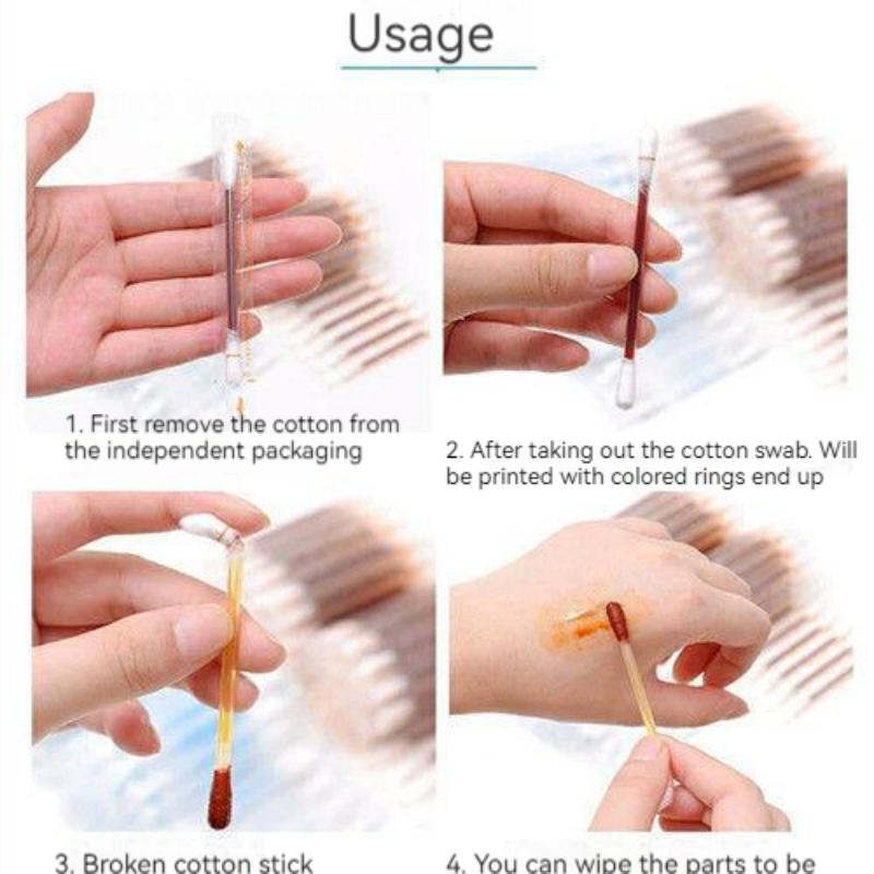 Set 100 Que Tăm Bông Cồn Y Tế Dùng Để Vệ Sinh Tai / Mũi / Vết Thương