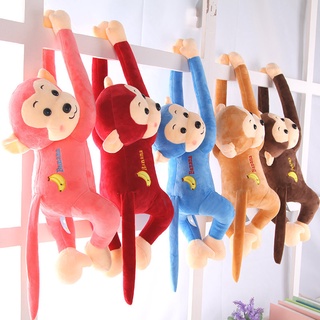 Búp bê dài cánh tay khỉ dễ thương con khỉ gấu bông có bông