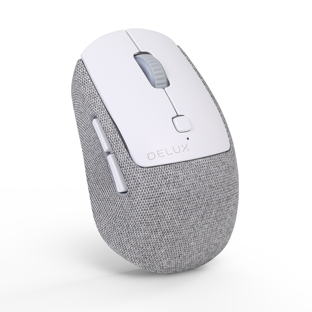 Chuột quang không dây DELUX M520 mini 6 nút 1600 DPI 2.4Ghz thiết kế hỗ trợ sử dụng cho máy tính xách tay máy tính bàn
