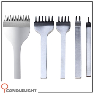 Dụng cụ đục lỗ vải da thủ công 3 / 4 / 5 / 6mm 1 + 2 + 4 + 6