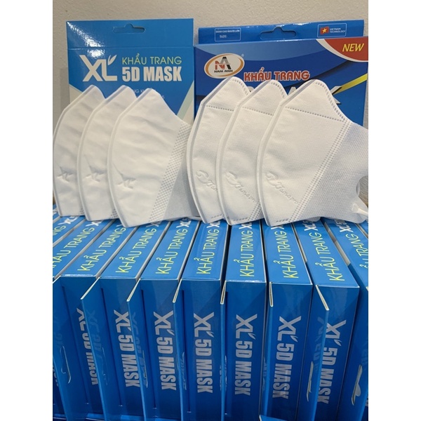 Hộp 10c khẩu trang 5D Mask- Hàng chính hãng