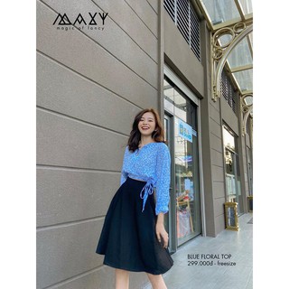 ÁO - BLUE FLORAL