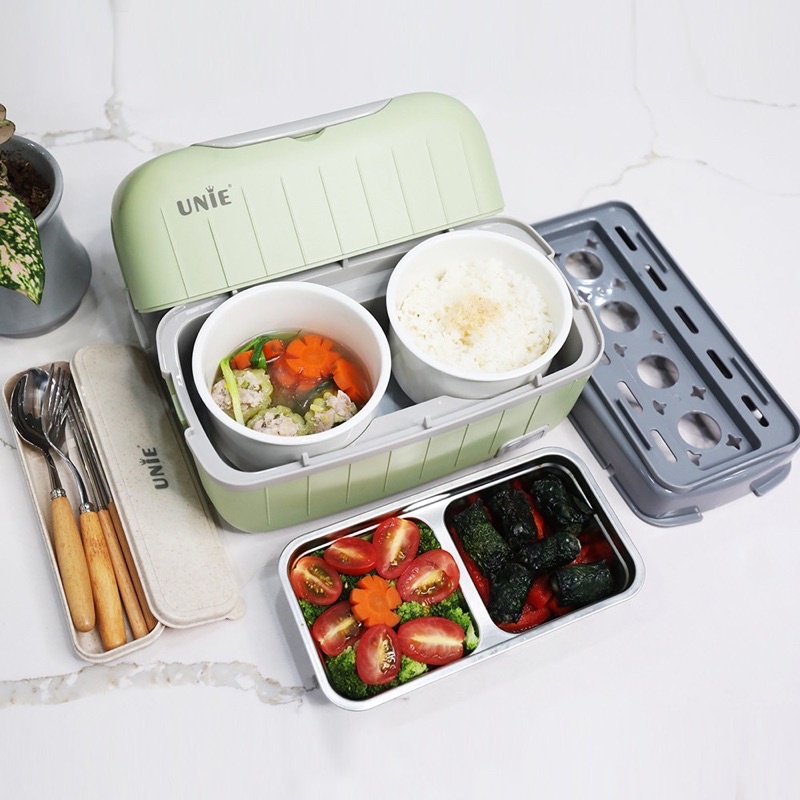 Hộp cơm cắm điện cao cấp Unie UV, 300W nấu cơm nhanh chóng