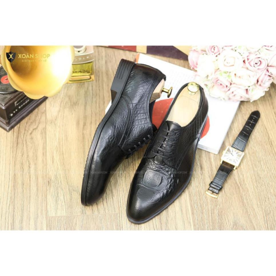 Giày Da Nam,giày lười nam,giày nam đẹp dập vân cá xấu xả kho giá gốc mã G021 ️🎻