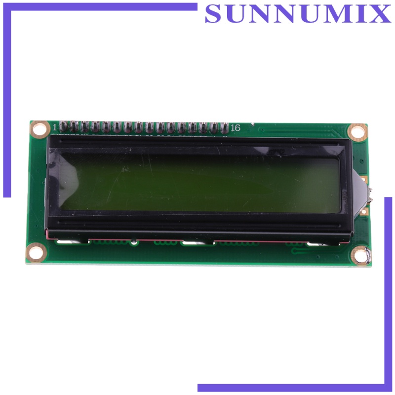 [SUNNIMIX] 1 X LCD Module Display 5V LCD 1602 IIC I2C TWI 1602 Series For - Yellow Green | BigBuy360 - bigbuy360.vn